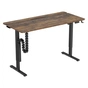 Комп'ютерний стіл OfficePro з електрорегулюванням висоти 1500 x 720 мм Dark Wood/Black (ODE1575DW) - зменшене зображення 1