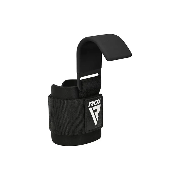 Гаки для тяги на зап'ястя RDX W5 Gym Hook Strap Black Plus (WAN-W5B+) - picture 3