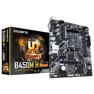 Материнська плата GIGABYTE B450M H зображення 1
