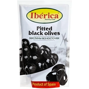 Овочева консервація Iberica Маслини без кісточки в пакеті 170 г (8436024299052) picture 1