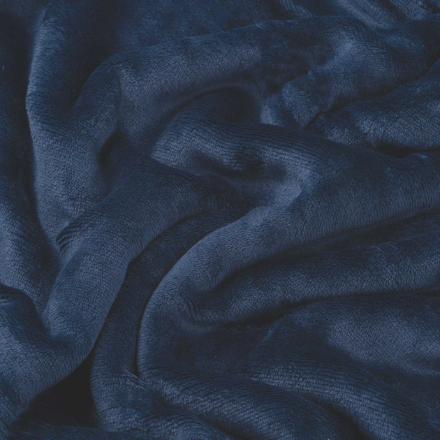 Плед Ardesto Sherpa 100% поліестер, синій темний 160х200 см (ART0204SH) - изображение 5