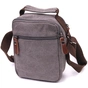 Сумка Vintage Чоловіча з текстилю Сіра (21244) - зменшене зображення 2
