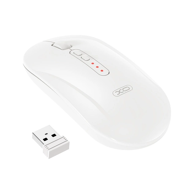 Мишка XO M13 Wireless White (M13 White) - зображення 1