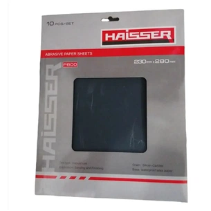 Наждачний папір HAISSER 230мм x 280мм, зерно 360, 10шт в уп. (118551) зображення 1