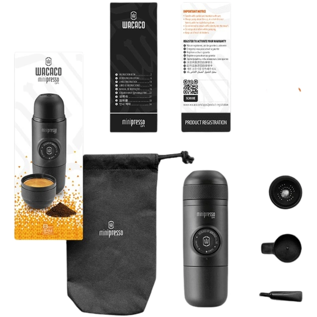 Кофеварка кемпинговая Wacaco Minipresso GR (WMINIGR) - изображение 3