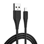Дата кабель USB 2.0 AM to Micro 5P 1.0m black ColorWay (CW-CBUM025-BK) - зменшене зображення 1