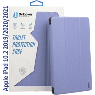 Чохол до планшета BeCover Tri Fold Hard Apple iPad 10.2 2019/2020/2021 Purple (709657) зображення 1