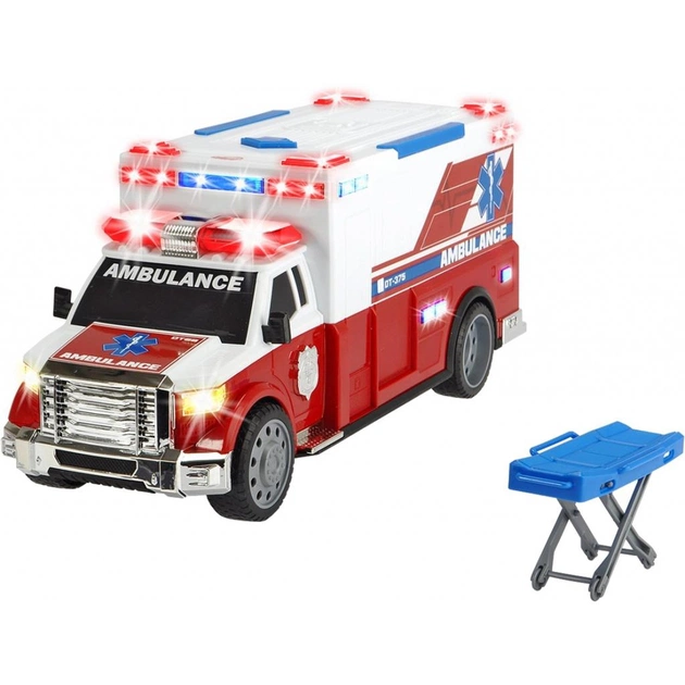 Спецтехніка Dickie Toys Автомобіль швидкої допомоги з ношами (1137010) - изображение 1