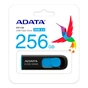 USB флеш накопичувач ADATA 256GB UV128 Black/Blue USB 3.2 (AUV128-256G-RBE) - зменшене зображення 4