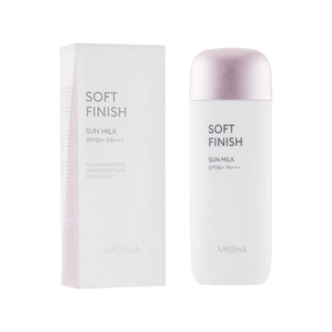 Засіб від засмаги Missha All Around Safe Block Soft Finish Sun Milk SPF50+/PA+++ 70 мл (8809581452367) зображення 1