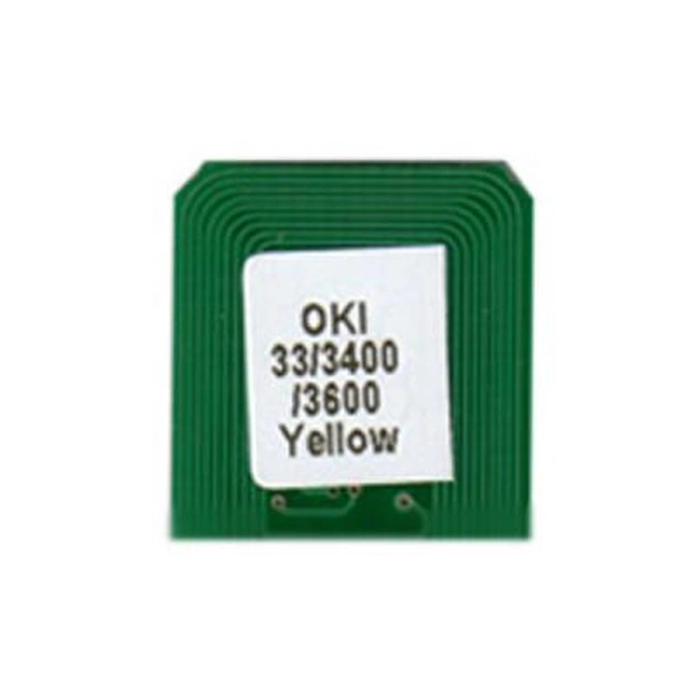 Чип для картриджа OKI C3300/3400/3600 (2.5K) Yellow BASF (WWMID-71090) - изображение 1
