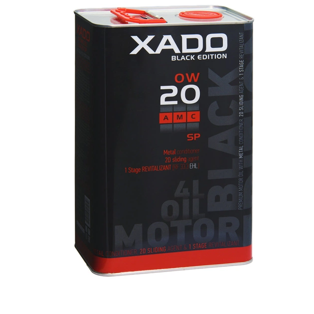 Моторна олива Xado Atomic Oil 0W-20 SP AMC Black Edition 4л (XA 22294) - изображение 1