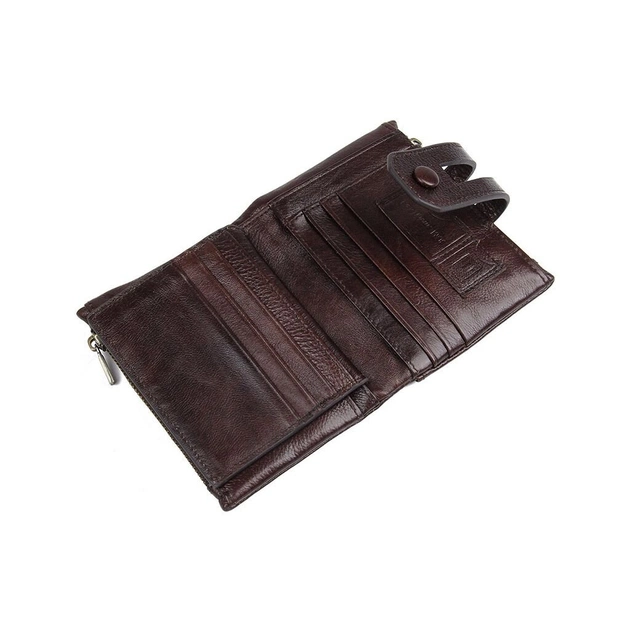 Кошелек Vintage Кожаный Коричневый (14602) - изображение 11