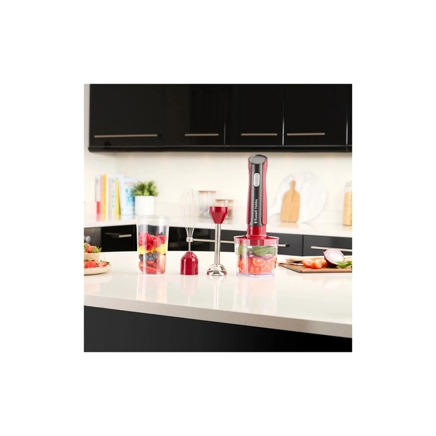 Блендер Russell Hobbs Hobbs заглибний Desire Red, 500Вт, чаша-500мл, вінчик, міні-подріб. (27140-56) - picture 9