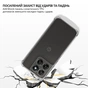Чохол до мобільного телефона BeCover Anti-Shock Motorola Moto G77 Transparent (715700) - зменшене зображення 5