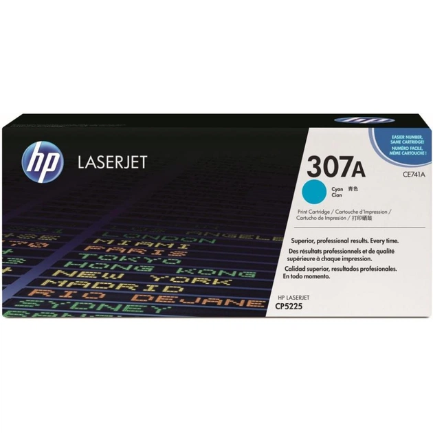 Картридж HP CLJ 307A cyan (CE741A) - изображение 1