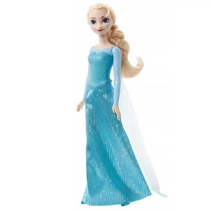 Лялька Disney Frozen принцеса Ельза з м/ф Крижане серце у сукні зі шлейфом (HLW47) зображення 1