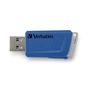 USB флеш накопичувач Verbatim 2x32GB Store 'n' Click Red/Blue USB 3.2 (49308) - зменшене зображення 5