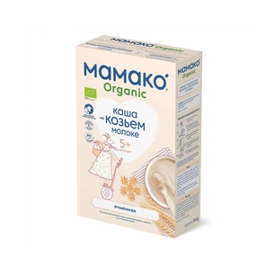 Дитяча каша MAMAKO Organic Ячмінна на козячому молоці 200 г (8437022039213) изображение 1