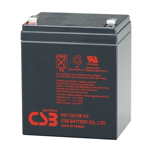 Батарея до ДБЖ 12В 5 Ач CSB (HR1221W F2) зображення 1