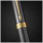 Ручка пір'яна Parker INGENUITY Grey Lacquer GT  FP F (60 411) - зменшене зображення 9
