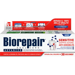 Зубна паста Biorepair Позбавлення чутливості Подвійна дія 75 мл (8017331077849) зображення 1