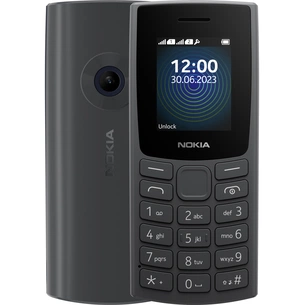 Мобільний телефон Nokia 110 DS 2023 Charcoal (1GF019FPA2C01) зображення 1