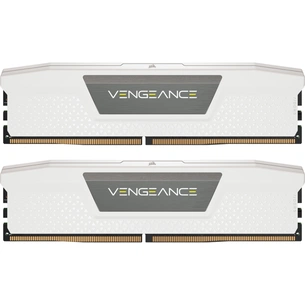 Модуль пам'яті для комп'ютера DDR5 32GB (2x16GB) 5200 MHzVengeance White Corsair (CMK32GX5M2B5200C40W) зображення 1