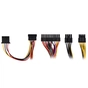Блок живлення 2E BASIC POWER (400W), 80, 120mm, 1xMB 24pin(20+4), 1xCPU 8pin(4+4), 3xMolex, 4xSATA, 1xPCIe 8pin( (2E-BP400-120APFC) - зменшене зображення 8
