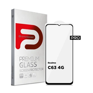 Скло захисне Armorstandart Pro Realme C63 4G Black (ARM78445) зображення 1