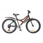 Велосипед Discovery 24" FLINT 2018 14G Vbr рама-14" St чорно-помаранчево-синій (OPS-DIS-24-096) - зменшене зображення 1