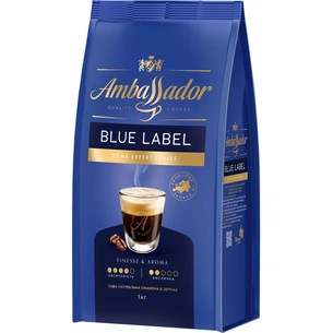 Кава Ambassador Blue Label в зернах 1 кг (am.52078) изображение 1