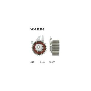 Ролик натягувача ременя SKF VKM 12182 зображення 1