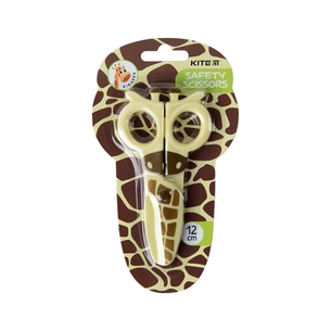 Ножиці Kite дитячі безпечні Giraffe, 12 см (K22-008-03) изображение 1