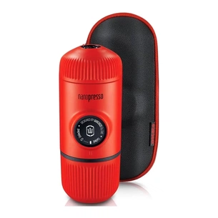 Кавоварка кемпінгова Wacaco Nanopresso з чохлом червона (WNANORED) зображення 1