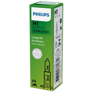Автолампа Philips галогенова 55W (12258 LLECO C1) зображення 1