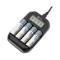 Зарядний пристрій для акумуляторів PowerPlant PP-UN4 (AA, AAA / input microUSB DC 5V/2A) (PP-UN4) - уменьшенное изображение 2