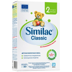 Дитяча суміш Similac 2 Classic +6 міс. 300 г (5391523058872) зображення 1