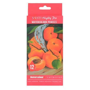 Олівці кольорові Santi Highly Pro 12 шт акварельні (742383) зображення 1