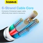 Дата кабель USB-C to USB-C 1.2m 100W black Baseus (P10355702111-00) - зменшене зображення 12
