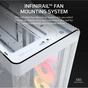 Корпус для ПК Corsair FRAME 4500X LX-R RGB Tempered Glass White (CC-9011317-WW) - зменшене зображення 2