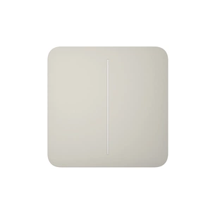 Накладна панель Ajax SoloButton 2-gang устричний picture 1