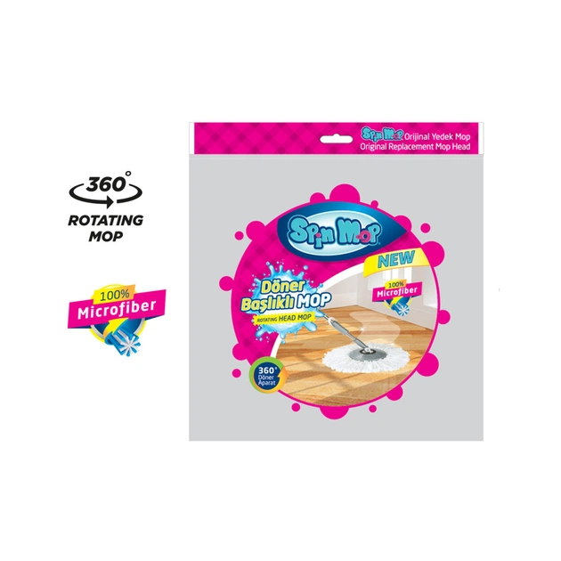 Насадка змінна для швабри Planet Household Spin Mop Люкс (10738) - picture 2