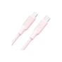 Дата кабель USB-C to USB-C 1.2m pink XO (NB-Q265B-CC.pink) - зменшене зображення 2