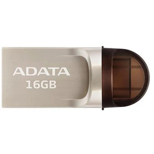 USB флеш накопичувач ADATA 16GB UC370 Golden USB 3.1 Type-C (AUC370-16G-RGD) зображення 1