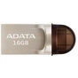 USB флеш накопичувач ADATA 16GB UC370 Golden USB 3.1 Type-C (AUC370-16G-RGD) - зменшене зображення 1