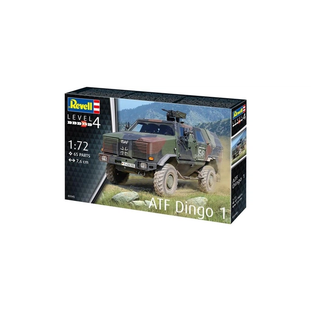 Збірна модель Revell Бронеавтомобіль ATF Dingo 1 рівень 4 масштаб 1:72 (RVL-03345) - picture 1