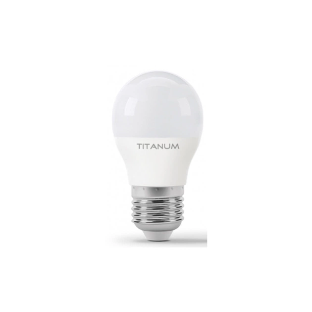 Лампочка TITANUM G45 6W E27 4100K 220V (TLG4506274) - зображення 1