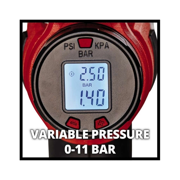 Автомобільний компресор Einhell CE-CC 18 Li - Solo, 18В, PXC (без АКБ і ЗП) (2071010) - зображення 5