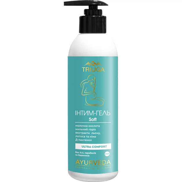 Гель для інтимної гігієни Triuga Ayurveda Soft Ultra Comfort 300 мл (4820164640616) - picture 1
